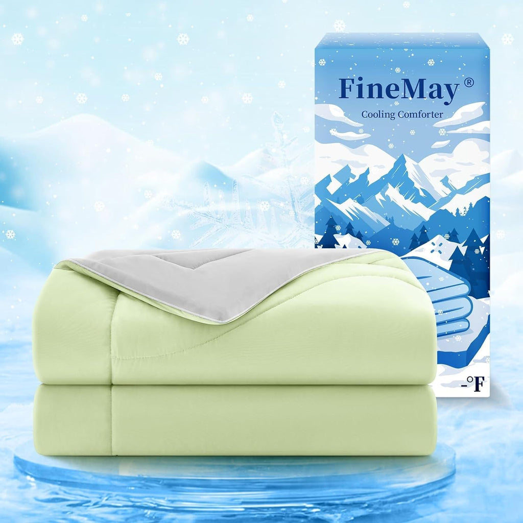Cooling Comforter Double-Sided Ice Fabric For Hot Sleepers - Elesira