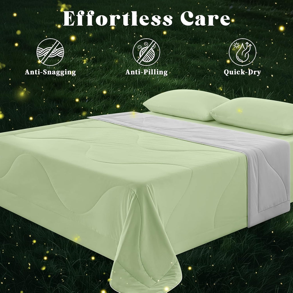 Cooling Comforter Double-Sided Ice Fabric For Hot Sleepers - Elesira