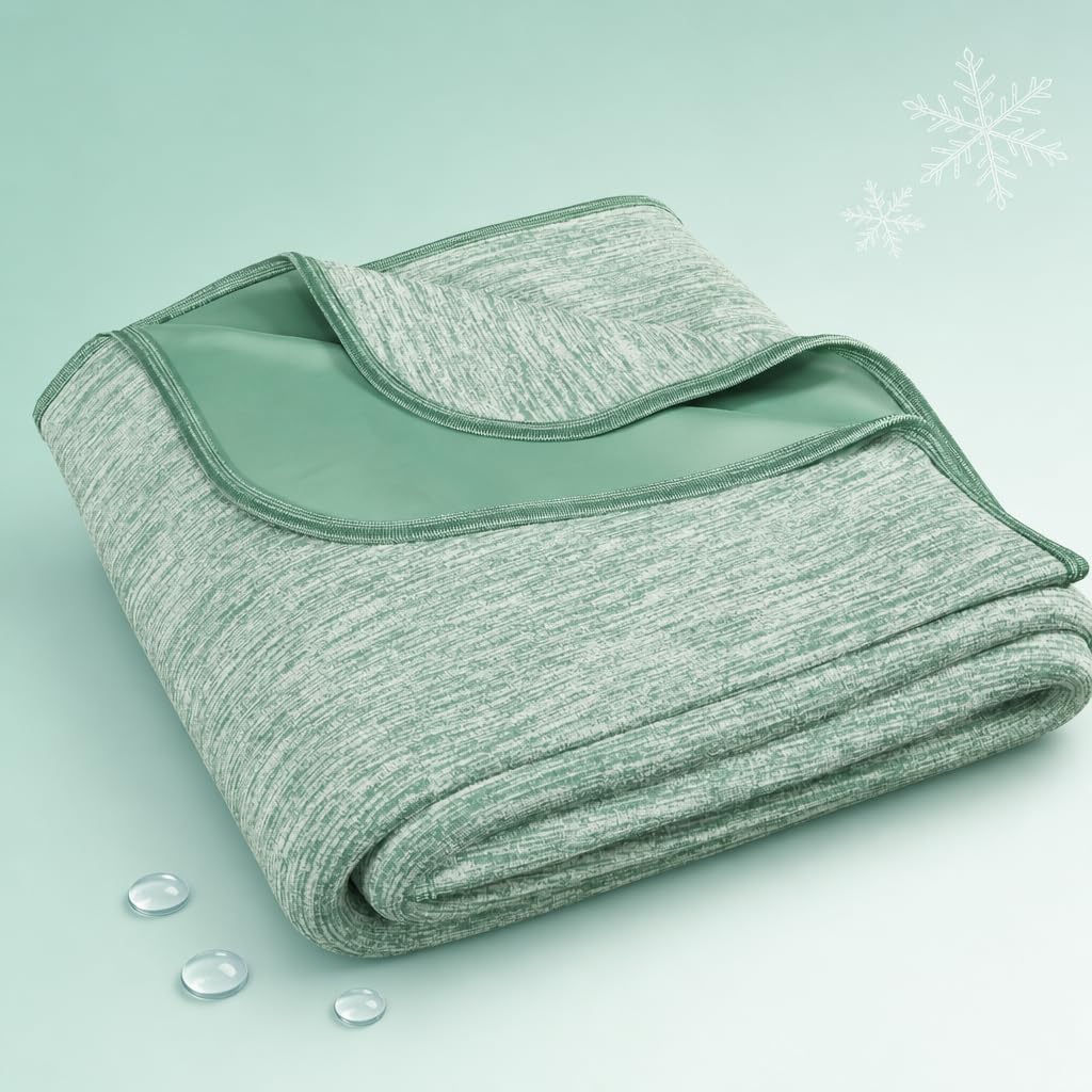 Cool Comfort Queen Cooling Blanket With Q Max Over 0.4 Fabric For Hot Sleepers - Elesira