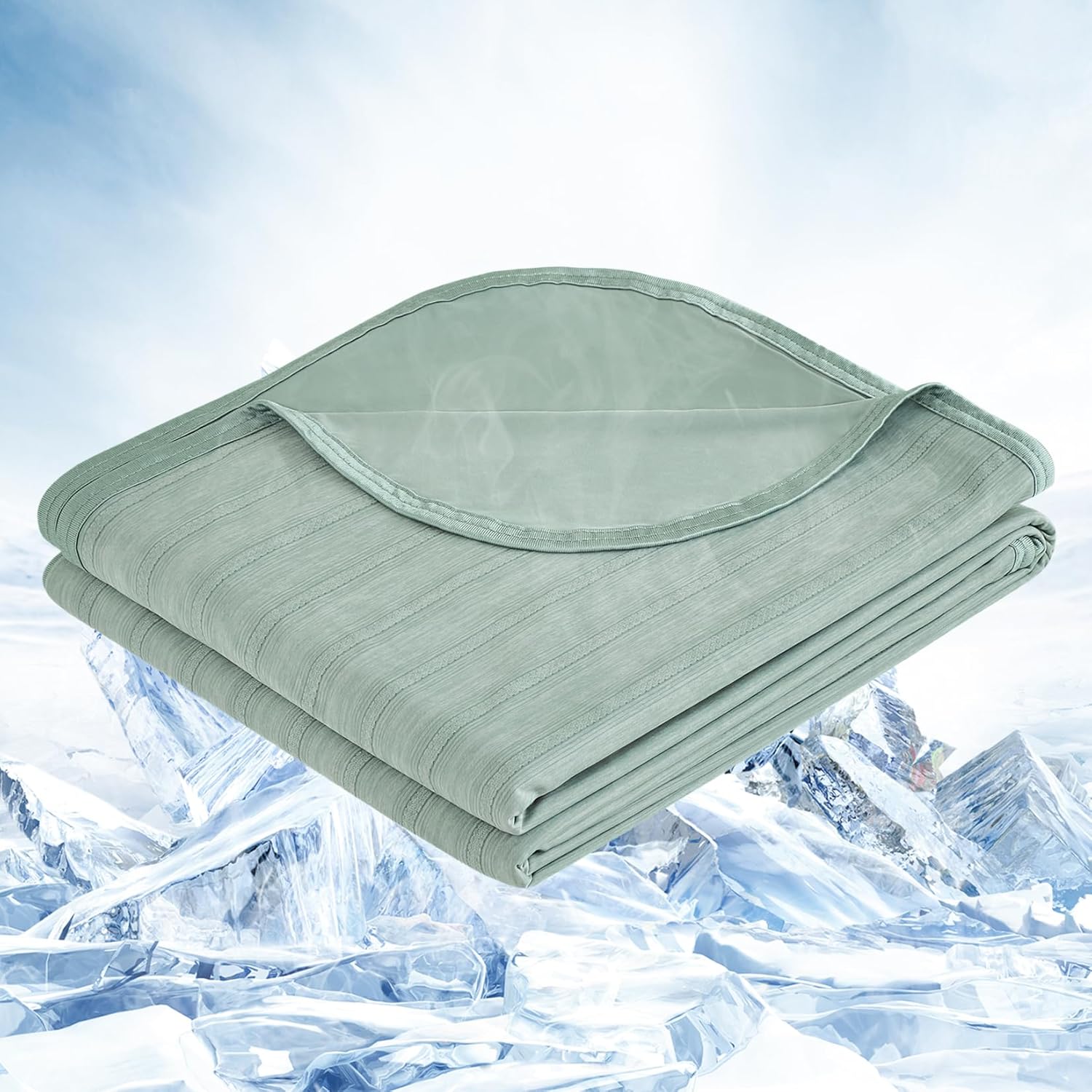 Cooling Blanket Lightweight Summer Comfort For Hot Sleepers And Night Sweats On Bed - Elesira