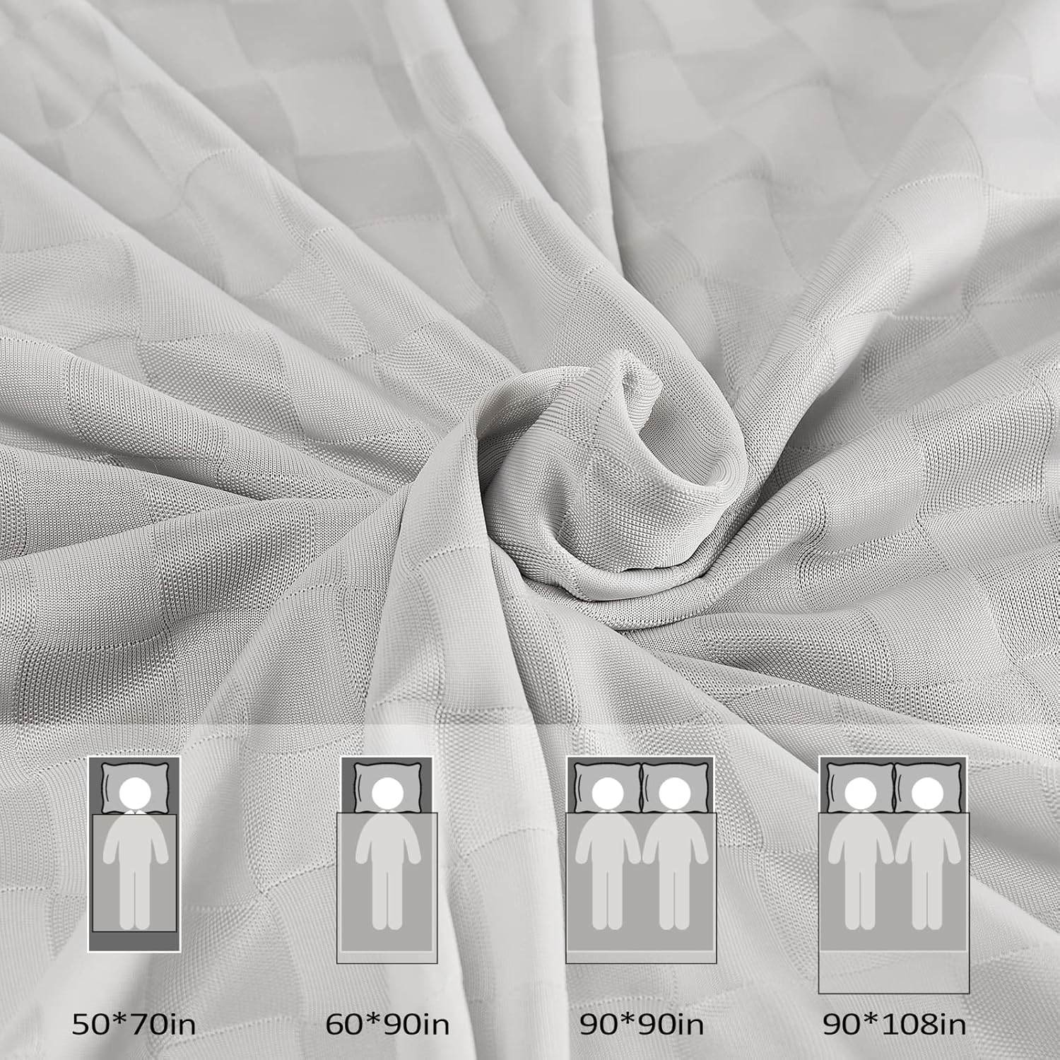 ChillEase Arc-Chill Cooling Blanket For Hot Sleepers, Soft And Breathable Comfort - Elesira