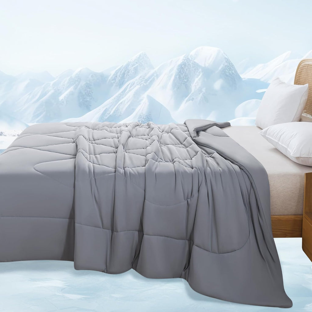 Cozy Comfort vendbart, kølende tæppe til nattesved, åndbart – Elesira