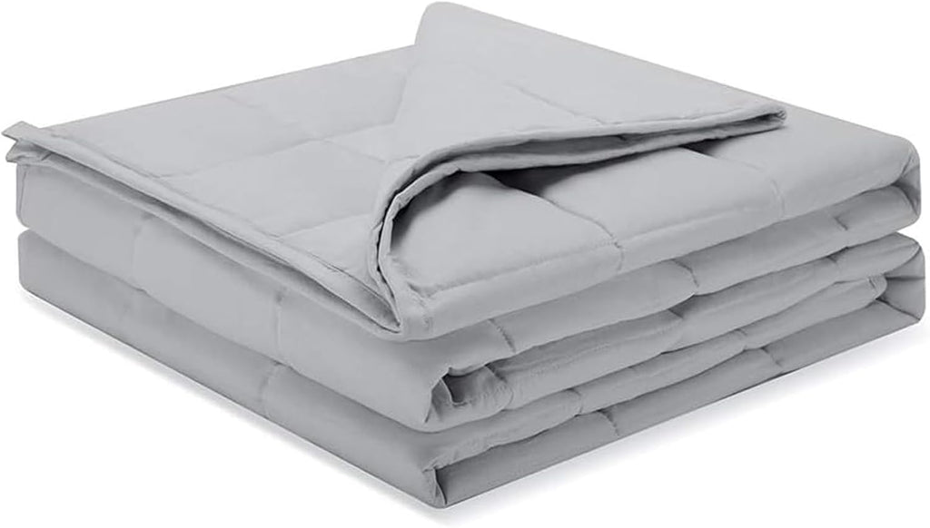 Cozy Comfort Weighted Blanket For Adults With Cooling Fabric, All Season Breathable Comfort - Elesira