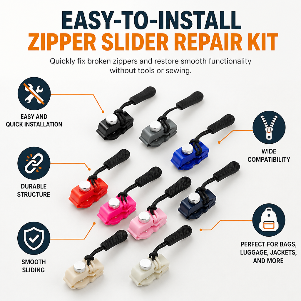 ZipMasterPro - Snap On Freedom and Never Fight a Jam Again | elesira