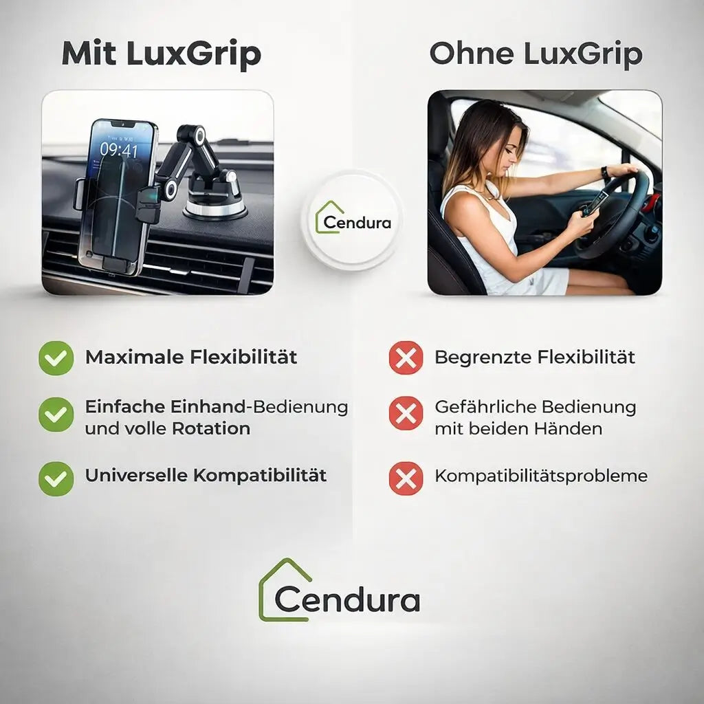 Inteligentny automatyczny uchwyt na telefon z przyssawką i obrotem o 360° | elesira