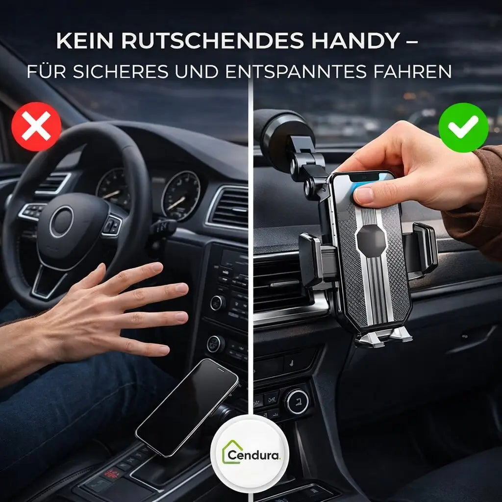 Inteligentny automatyczny uchwyt na telefon z przyssawką i obrotem o 360° | elesira