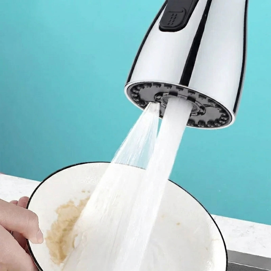 Spruzzatore versatile per rubinetto da cucina con rotazione a 360° | elesira