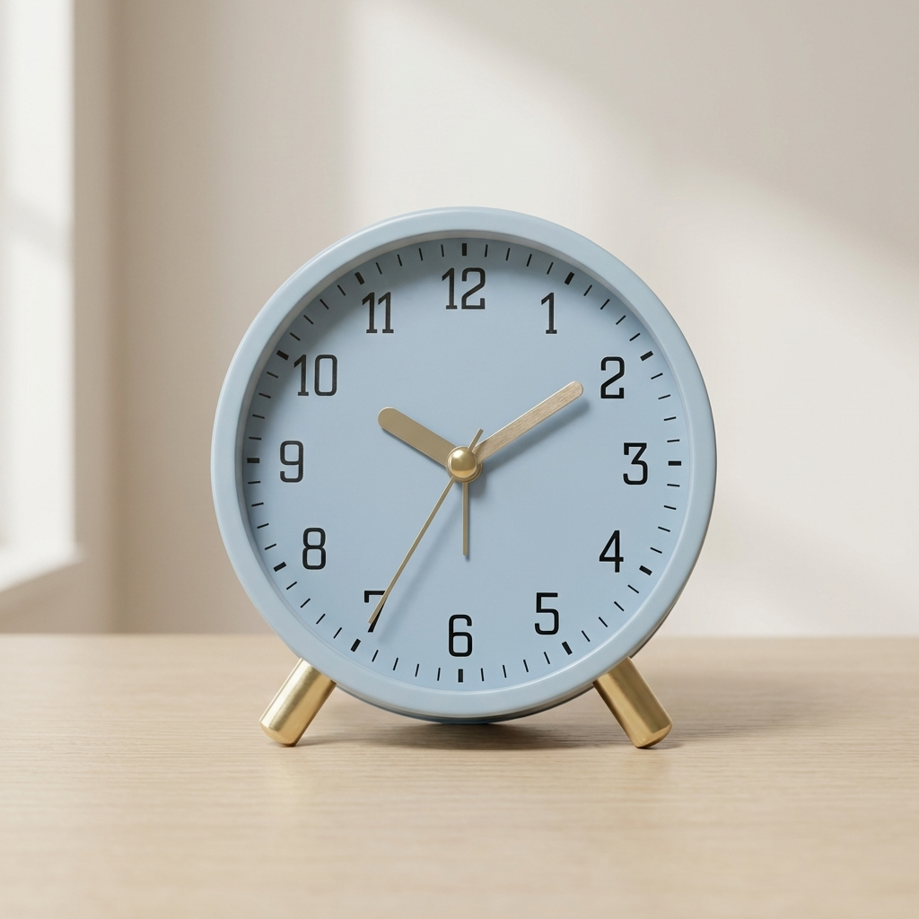 Horloge de table élégante et silencieuse au design minimaliste | elesira