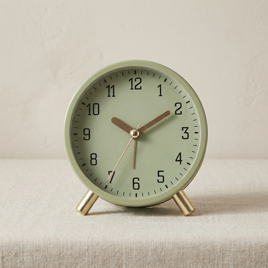 Horloge de table élégante et silencieuse au design minimaliste | elesira