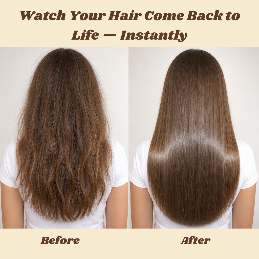 SilkShine | Bring Dry, Damaged Hair Back to Life by Your First Rinse | elesira