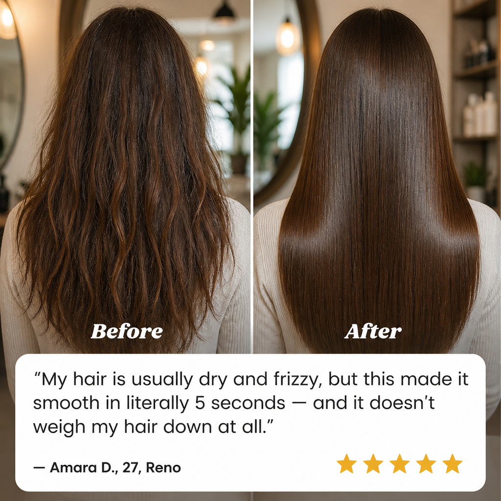 SilkShine | Bring Dry, Damaged Hair Back to Life by Your First Rinse | elesira
