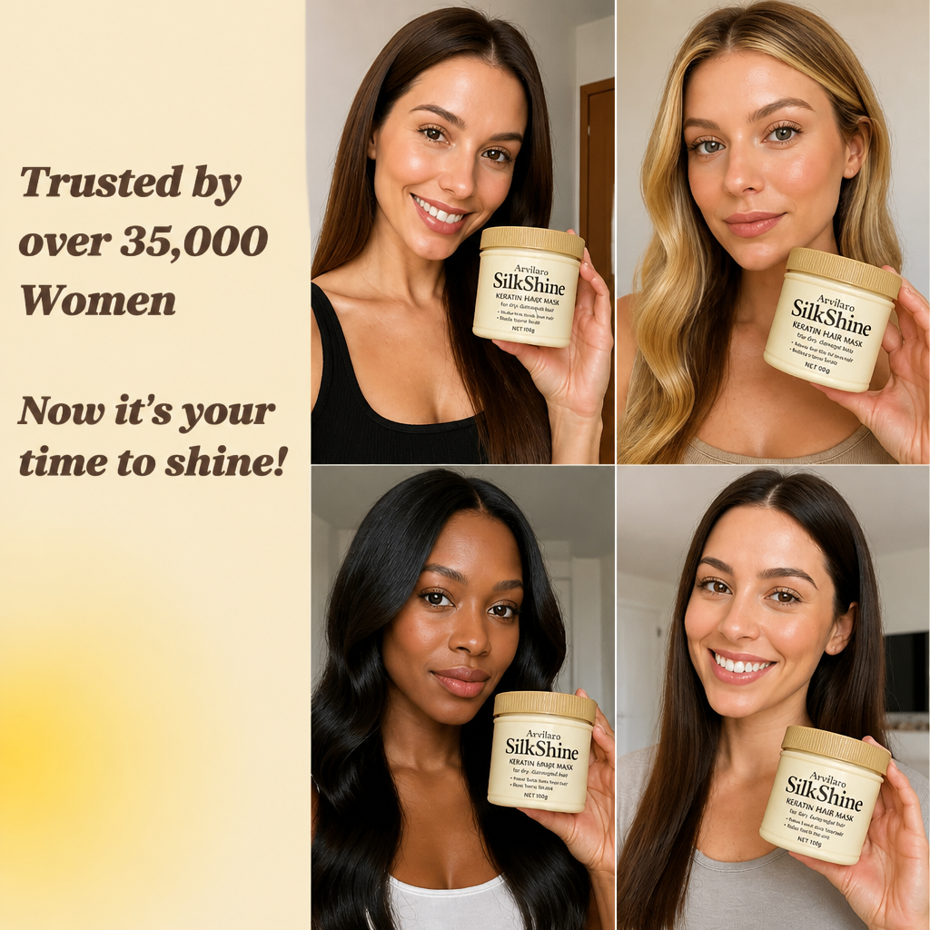SilkShine | Bring Dry, Damaged Hair Back to Life by Your First Rinse | elesira