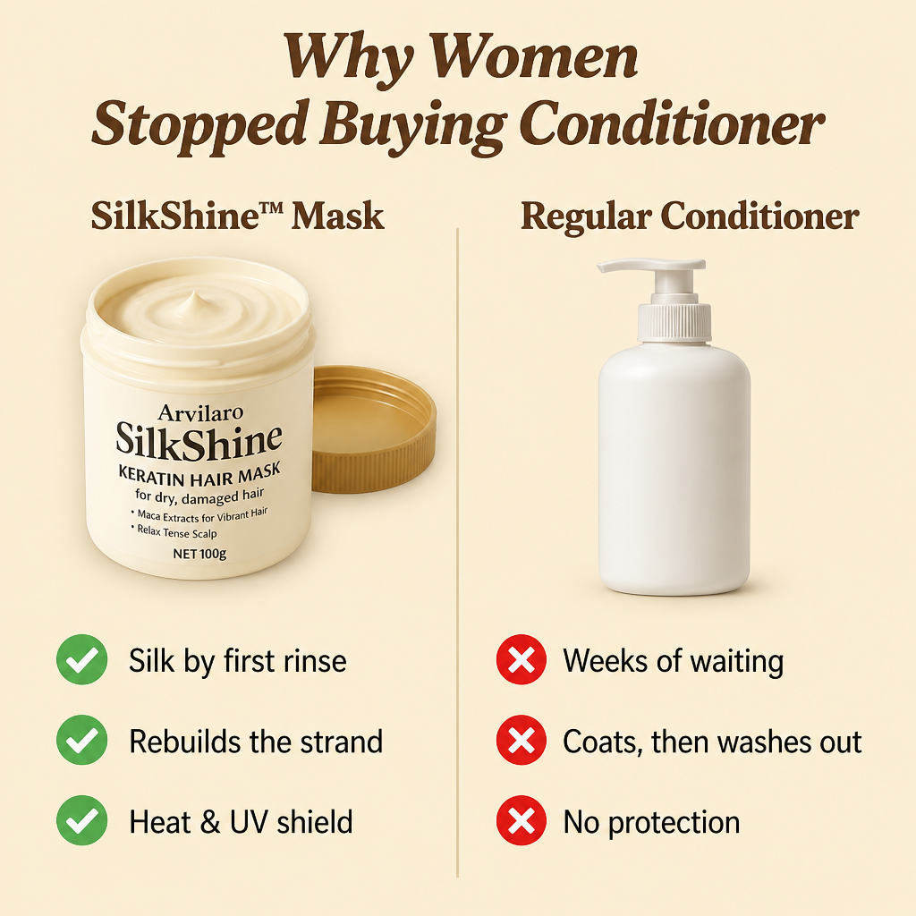 SilkShine | Bring Dry, Damaged Hair Back to Life by Your First Rinse | elesira