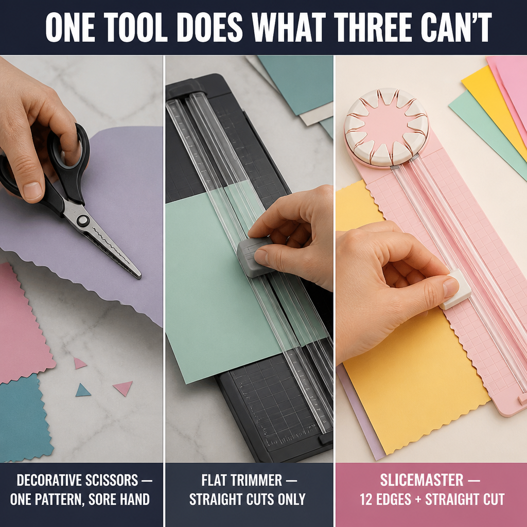 SliceMaster | Gira una rotella per tagliare 12 bordi decorativi, sempre con precisione | elesira