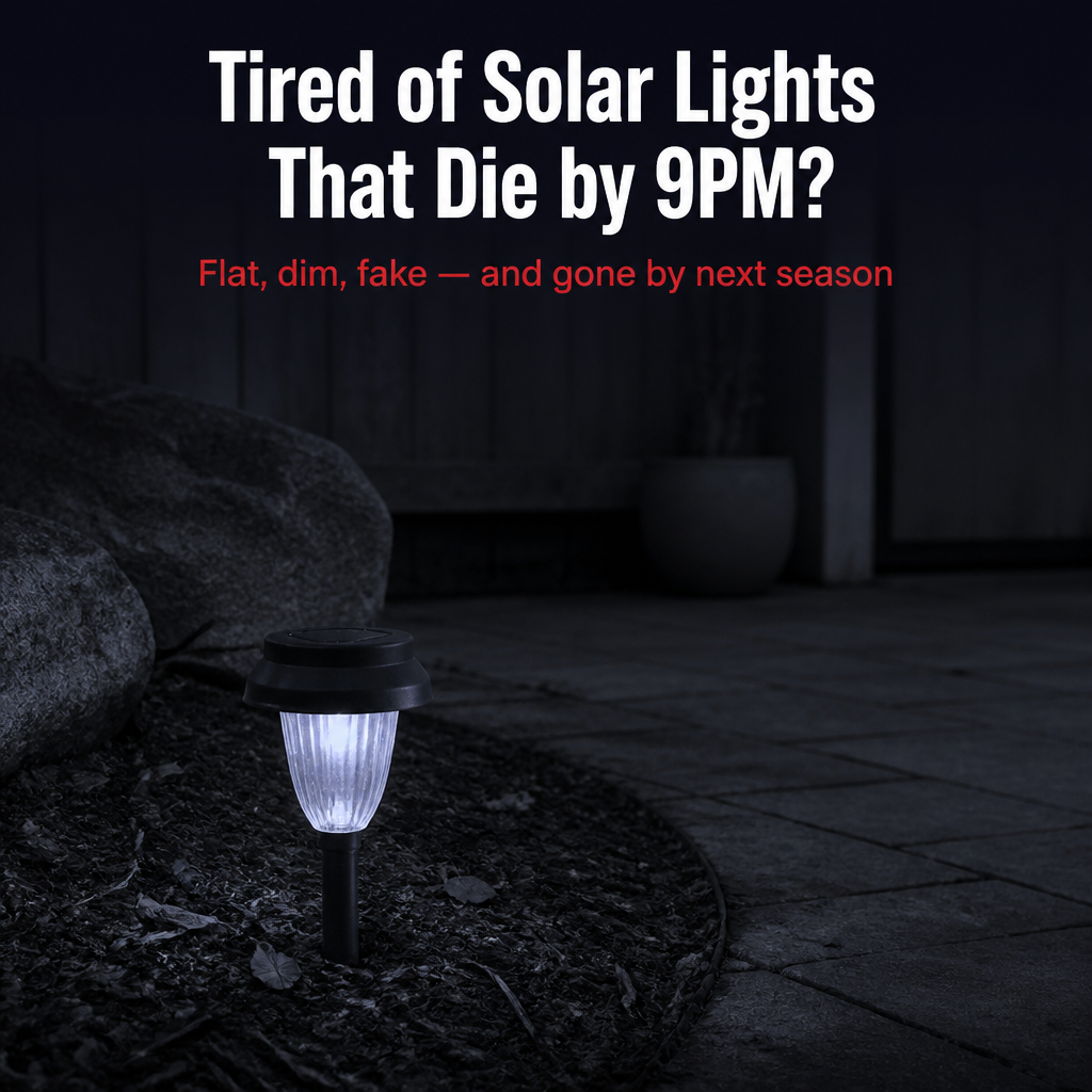 SolarisAura | האירו את הפטיו בזוהר של להבה אמיתית, ללא צורך בטעינה | elesira