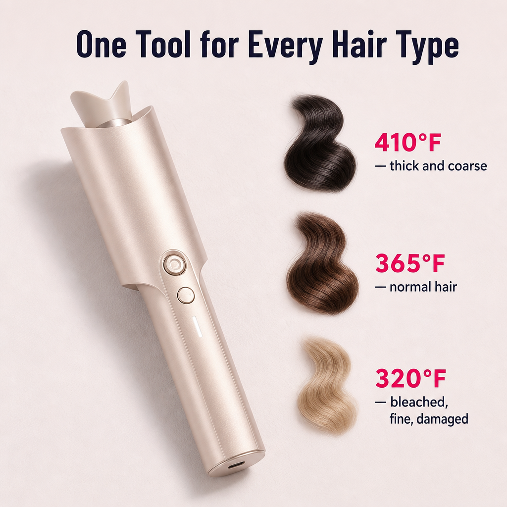 VividCurl | Wrap Salon Curls That Hold a Full Week Without Frying Your Hair | elesira