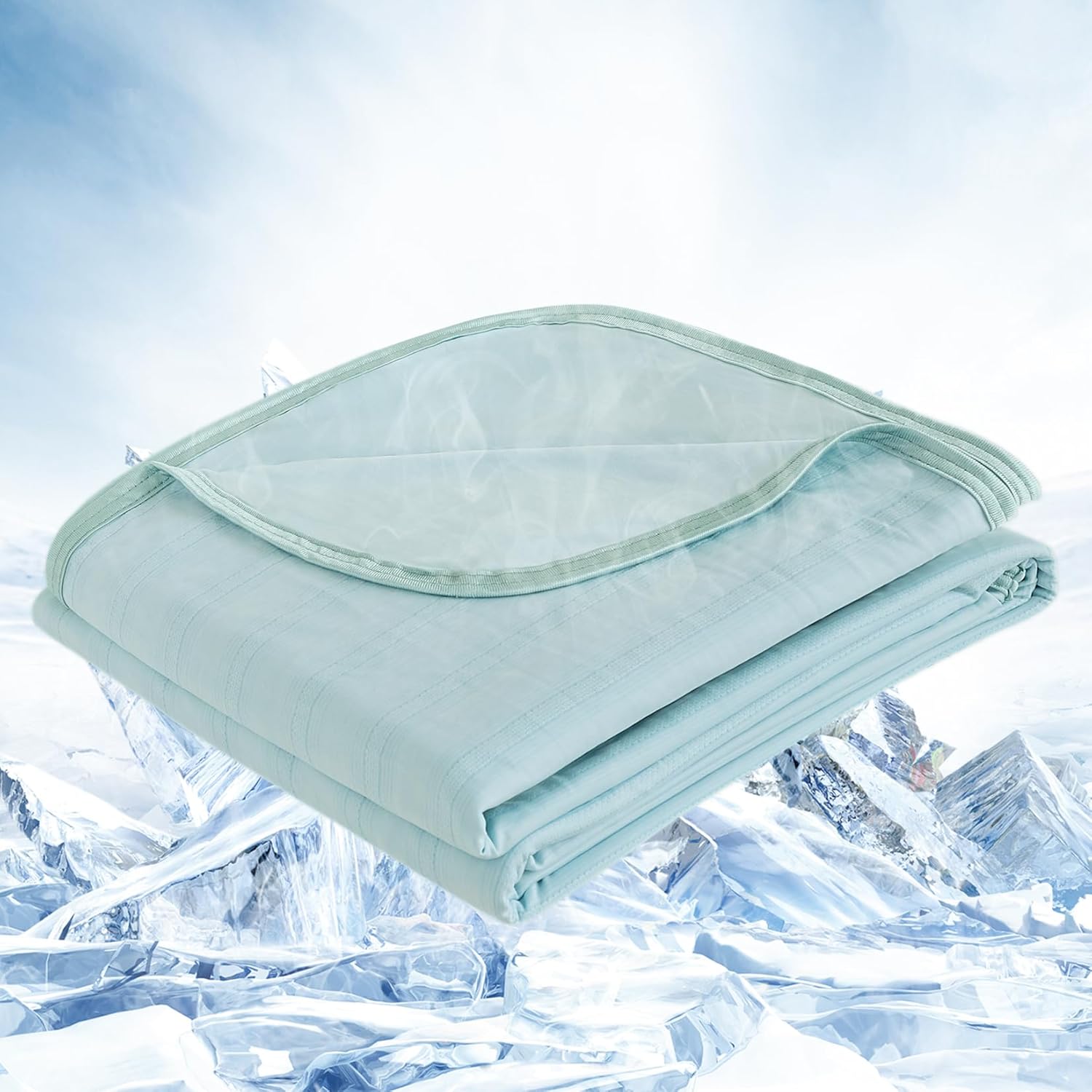 Cooling Blanket Lightweight Summer Comfort For Hot Sleepers And Night Sweats On Bed - Elesira
