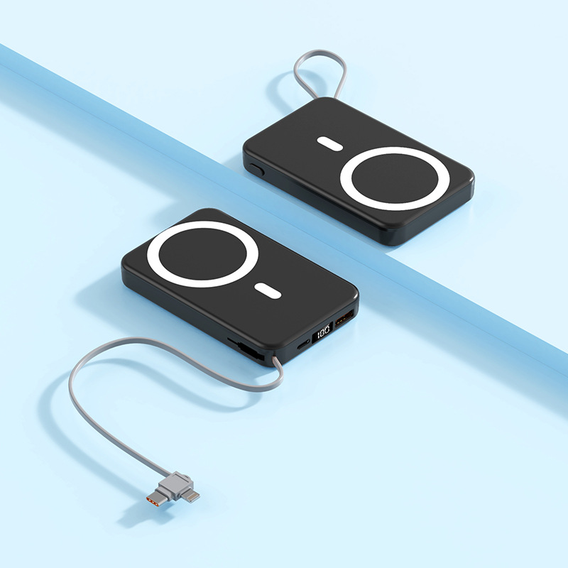 无线充电宝，磁吸设计，支持 MagSafe | elesira