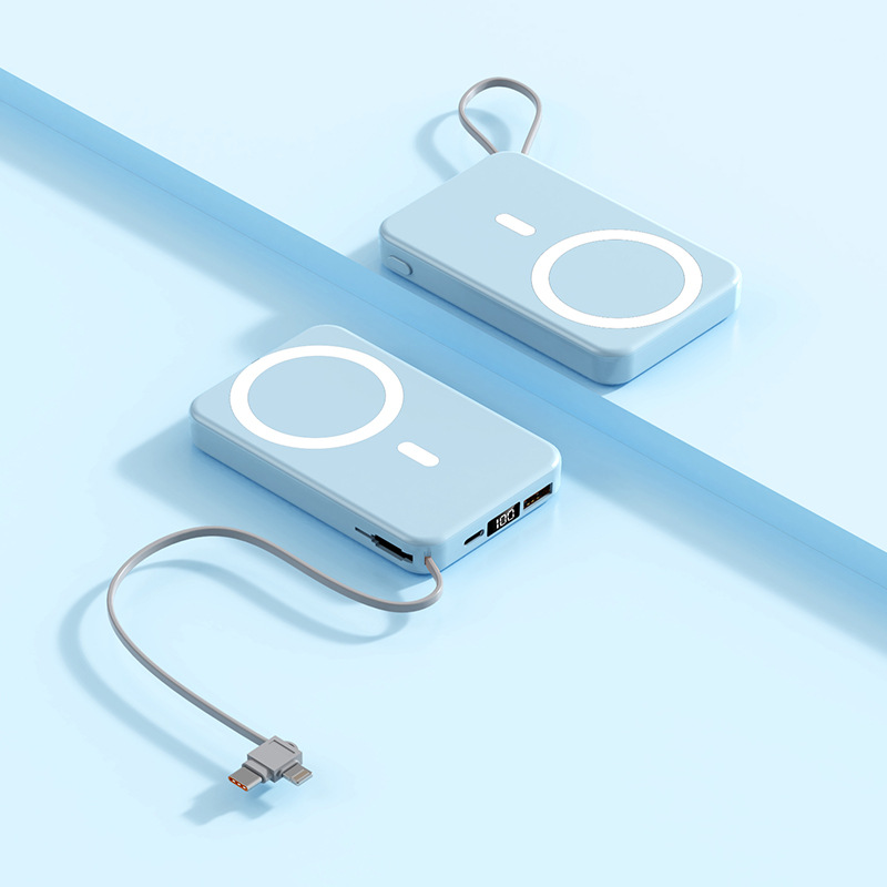 无线充电宝，磁吸设计，支持 MagSafe | elesira