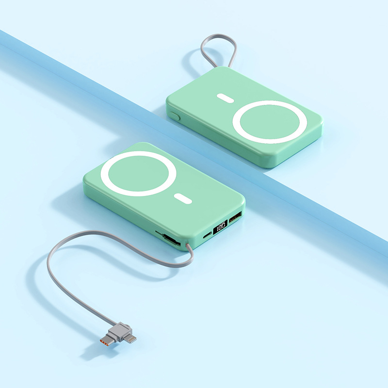 无线充电宝，磁吸设计，支持 MagSafe | elesira
