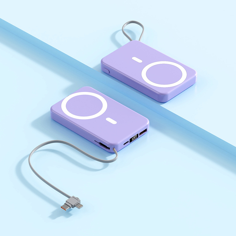 无线充电宝，磁吸设计，支持 MagSafe | elesira