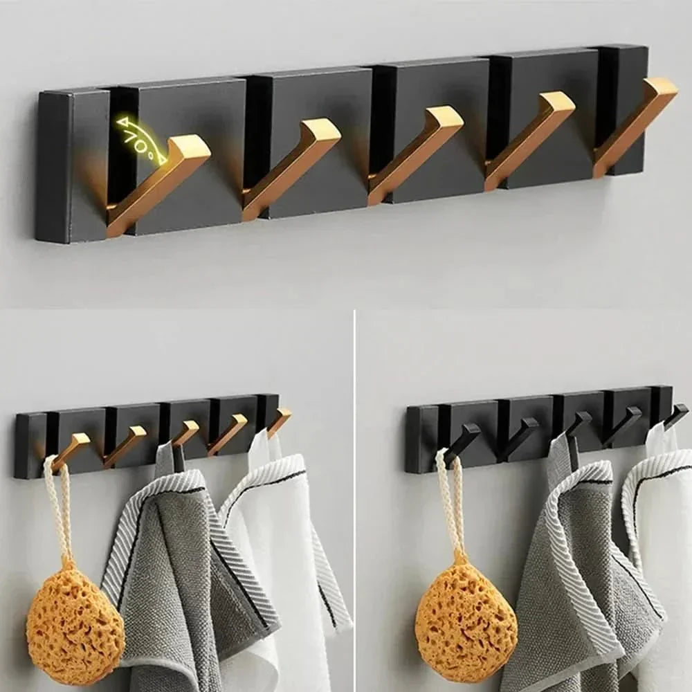Stilren plassbesparende veggkrok med sammenleggbar design | elesira