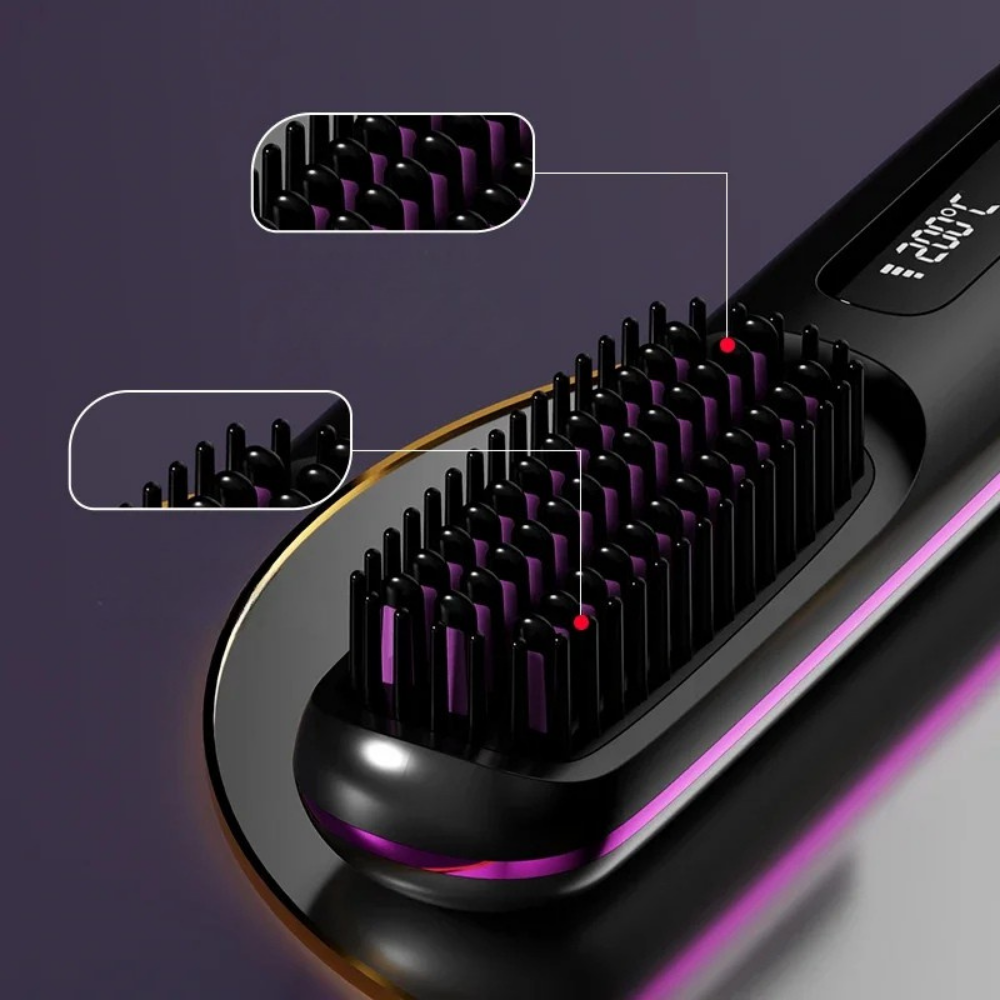 Alisador de cabello inalámbrico con tecnología iónica – diseño cerámico | elesira