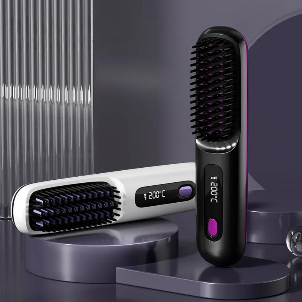 Alisador de cabello inalámbrico con tecnología iónica – diseño cerámico | elesira