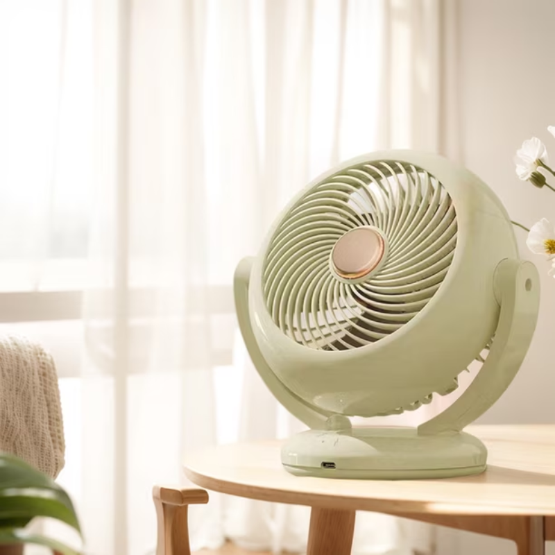 Veelzijdige compacte ventilator voor hand- en bureaugebruik | elesira