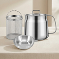 Smart Fry Pot with Built-in Oil Filter for Effortless Cooking | elesira