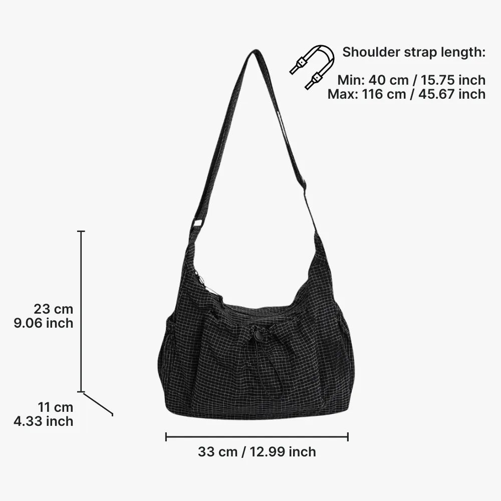 Waterproof Nylon Crossbody Bag | elesira