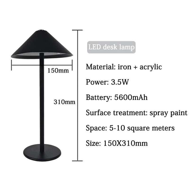 GoLumina - Rechargeable Desk Lamp | elesira
