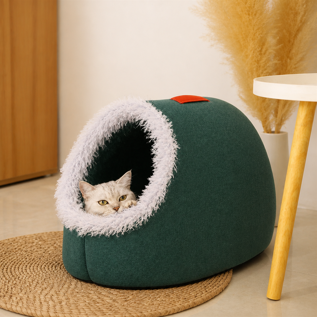 SnuggleNest - Le refuge douillet de votre animal qui chasse le froid de l'hiver | elesira