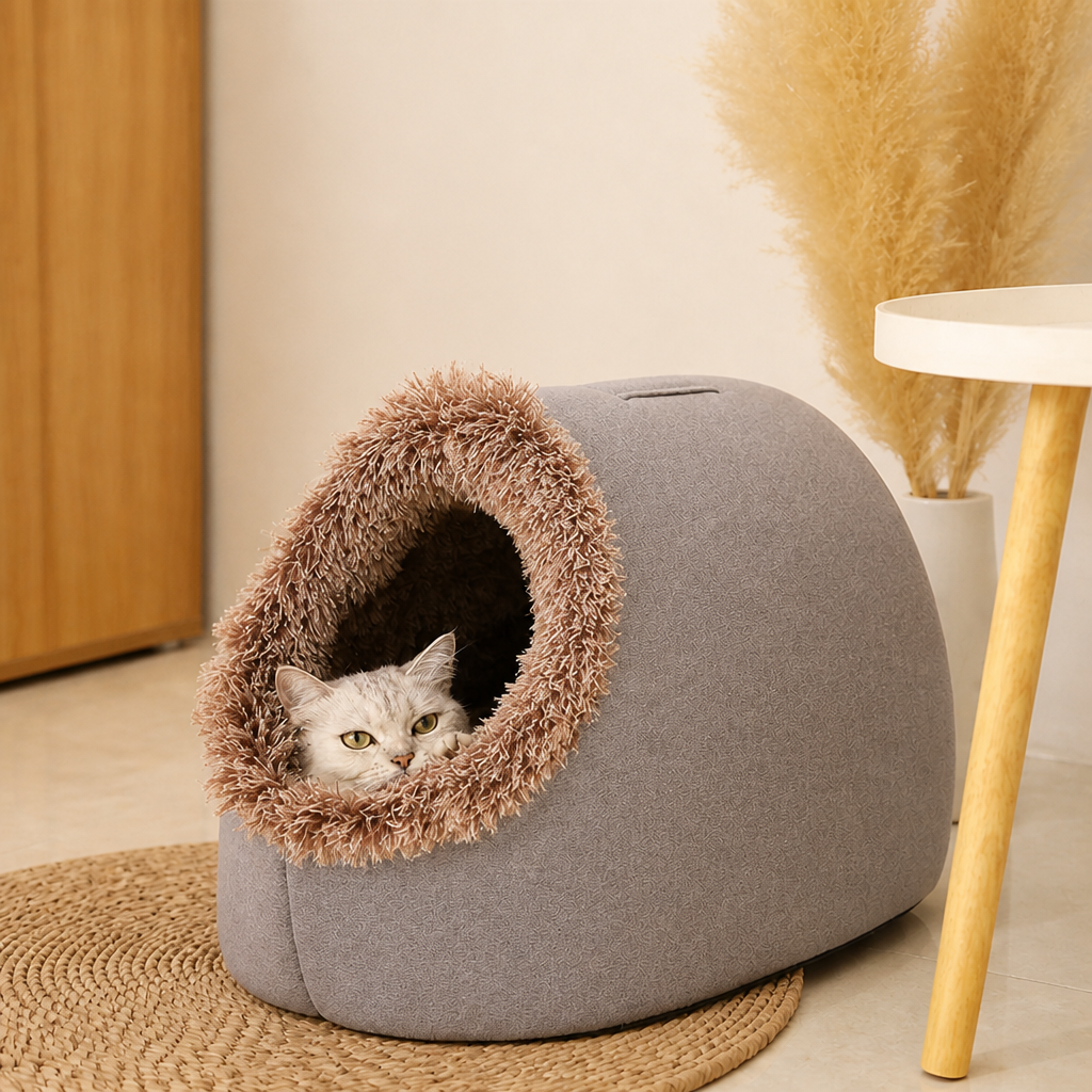 SnuggleNest - Le refuge douillet de votre animal qui chasse le froid de l'hiver | elesira