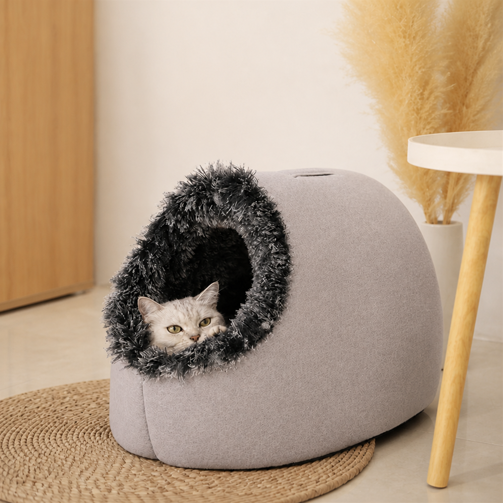 SnuggleNest - Le refuge douillet de votre animal qui chasse le froid de l'hiver | elesira