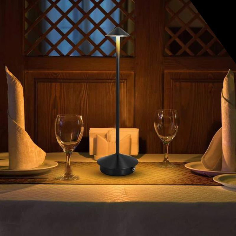 LumiGlow – Luxe Wireless Table Lamp with Memory Function and Adjustable Lighting | elesira