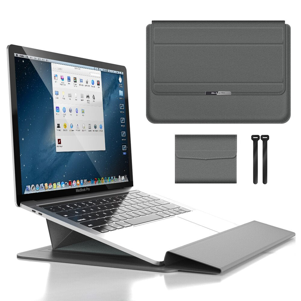 Versatile Laptop Sleeve & Stand Combo for Ultimate Comfort | elesira