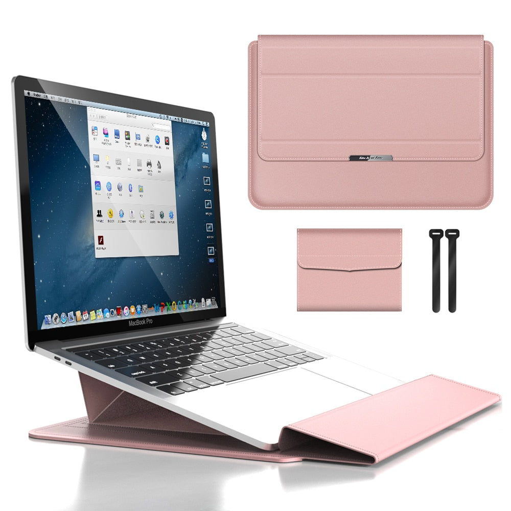Versatile Laptop Sleeve & Stand Combo for Ultimate Comfort | elesira