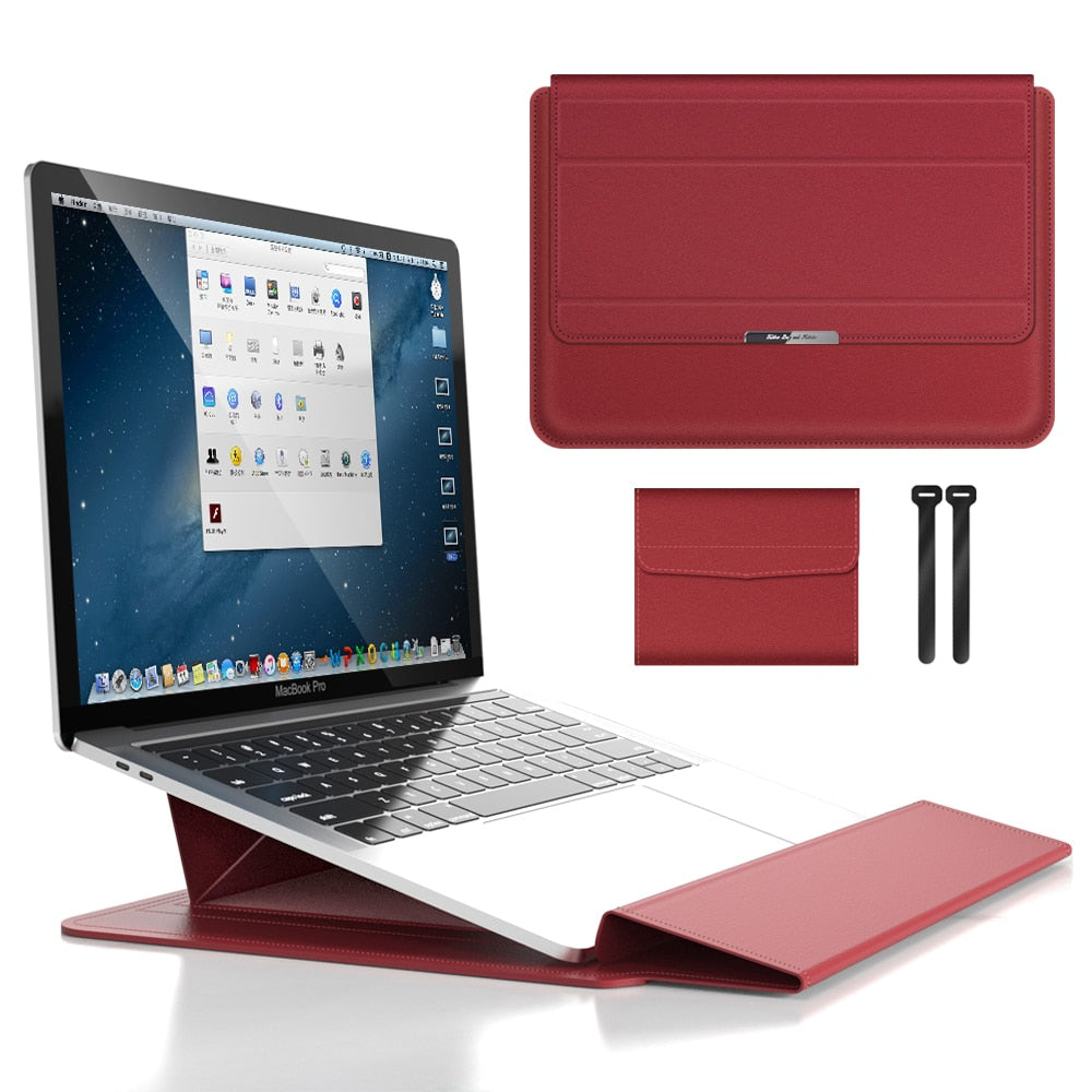 Versatile Laptop Sleeve & Stand Combo for Ultimate Comfort | elesira