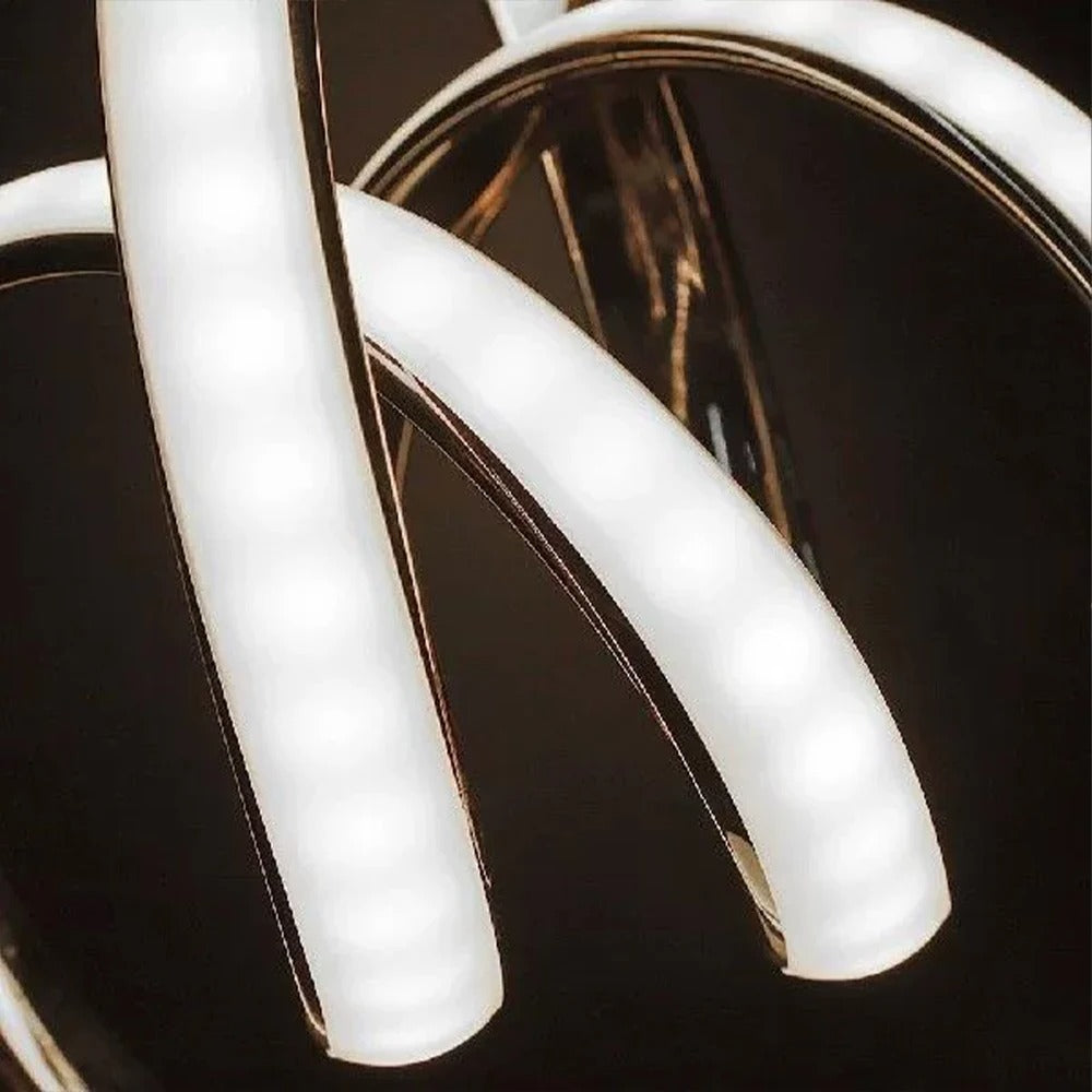 Minimalistisk LED-bordslampa – böjd design för stilfull heminredning | elesira