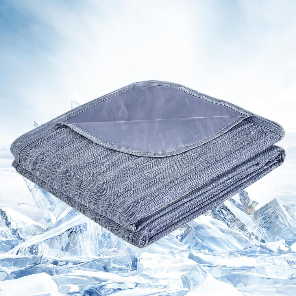 Cooling Blanket Lightweight Summer Comfort For Hot Sleepers And Night Sweats On Bed - Elesira