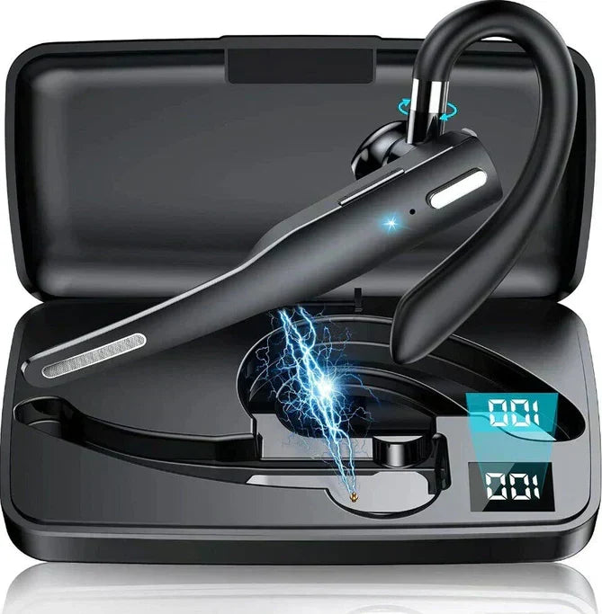 Kabelloses Bluetooth-Headset mit zwei Mikrofonen und Geräuschreduzierung | elesira