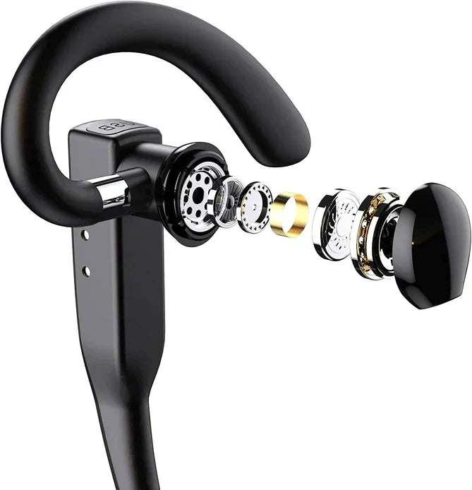 Kabelloses Bluetooth-Headset mit zwei Mikrofonen und Geräuschreduzierung | elesira