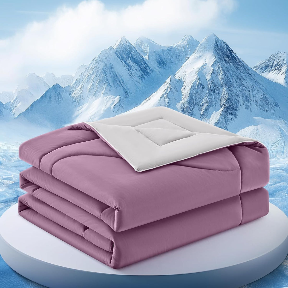 Cooling Comforter Double-Sided Ice Fabric For Hot Sleepers - Elesira