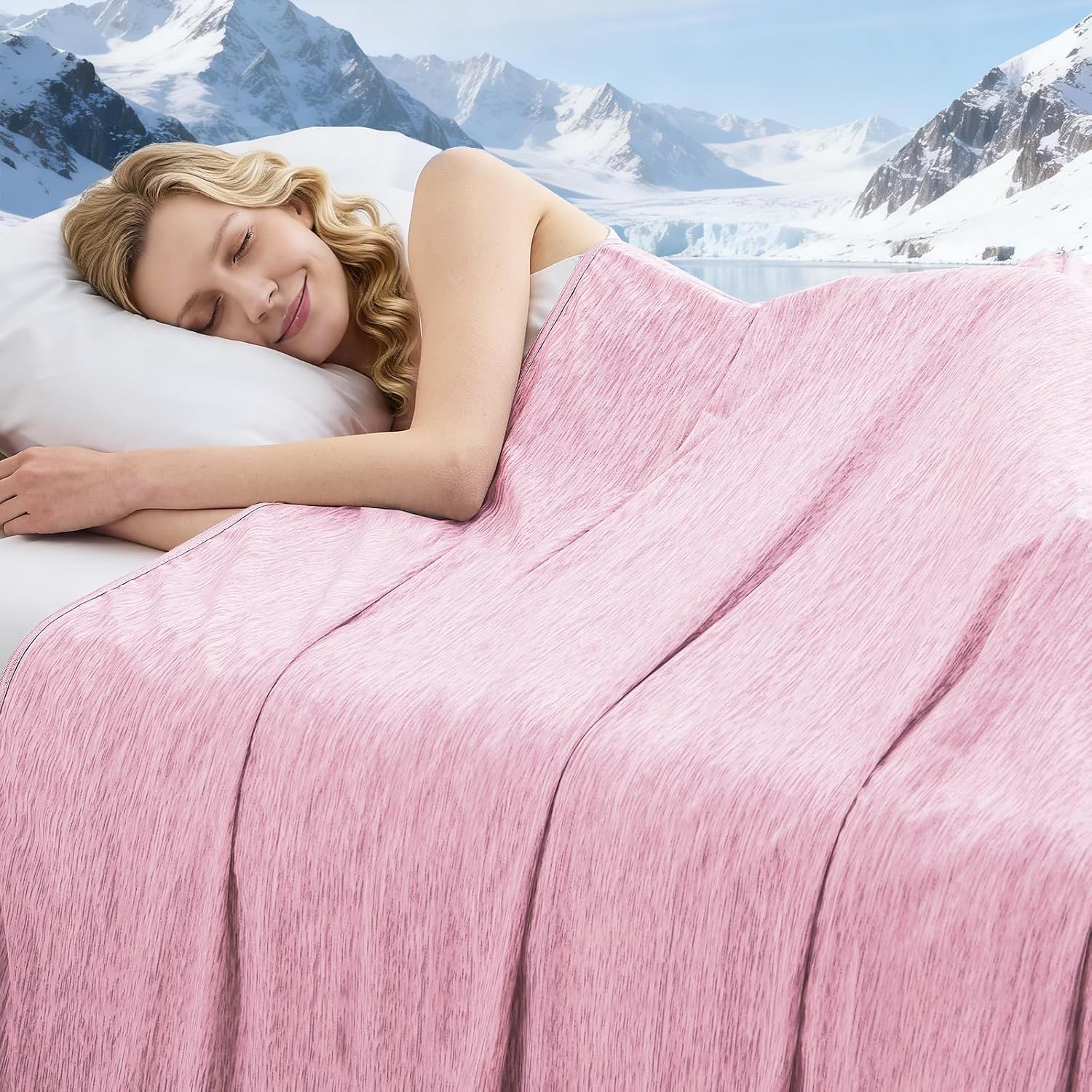ChillWave Breathable Cooling Blanket For Hot Sleepers - Elesira