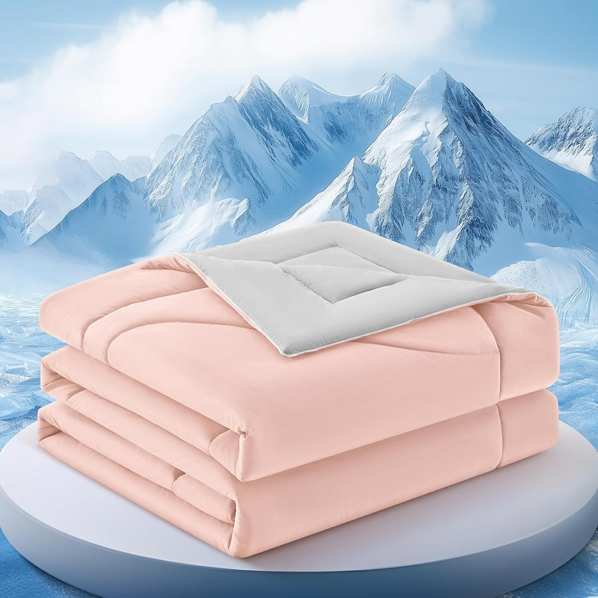 Cooling Comforter Double-Sided Ice Fabric For Hot Sleepers - Elesira