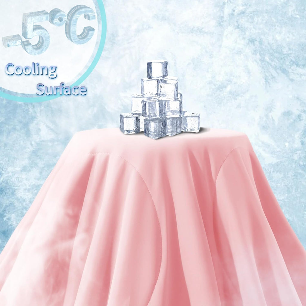 Cool Comfort Breathable Cooling Comforter For Hot Sleepers, Lightweight Summer Cover - Elesira