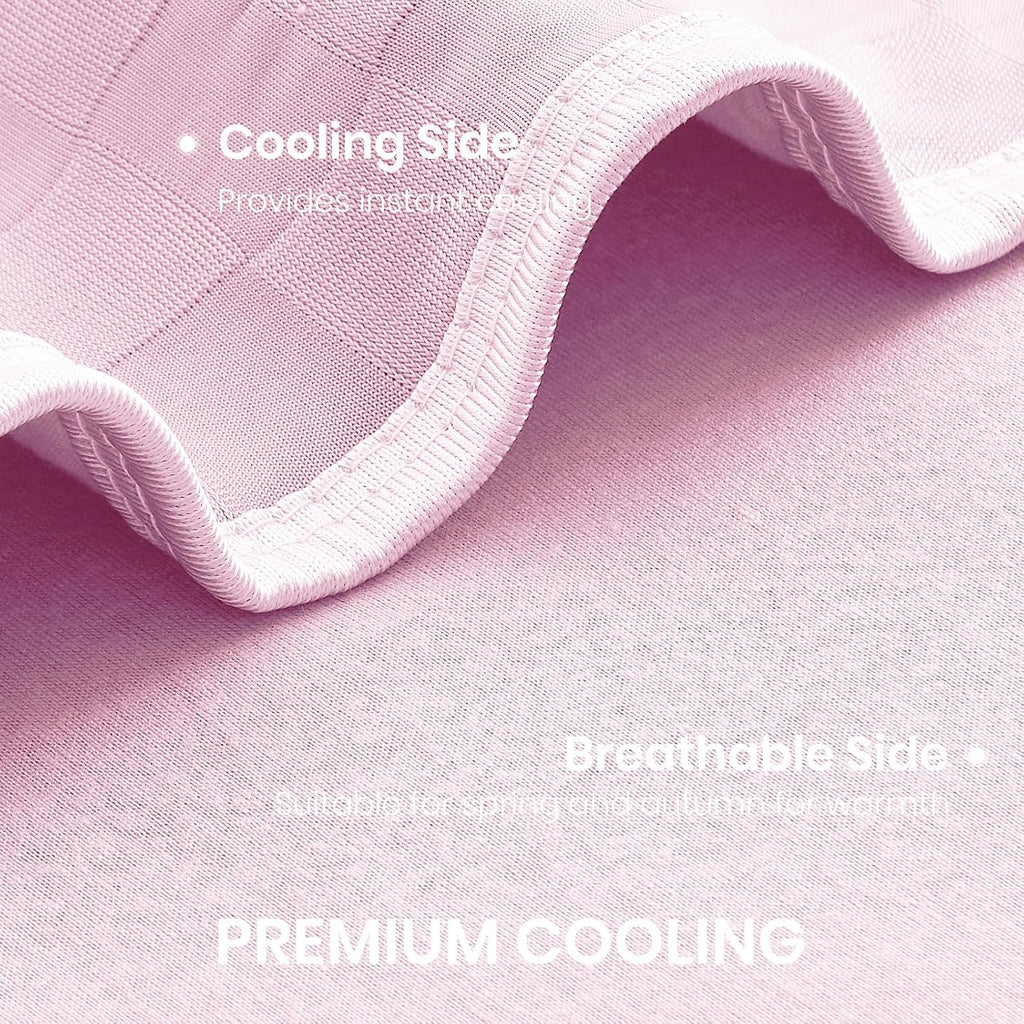 Chill Comfort Kühldecke mit leichtem, weichem Stoff für Menschen, denen nachts warm ist – Elesira