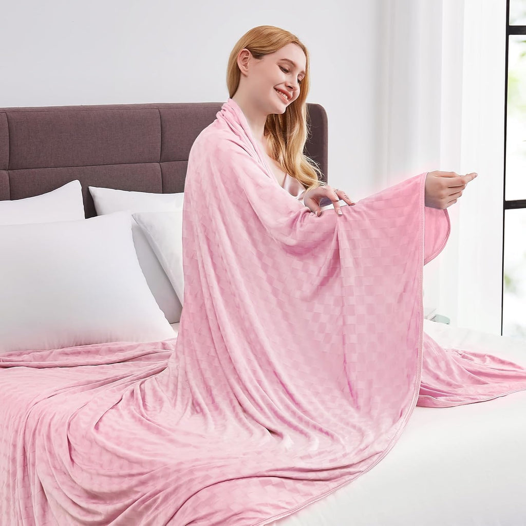 ChillEase Arc-Chill Cooling Blanket For Hot Sleepers, Soft And Breathable Comfort - Elesira