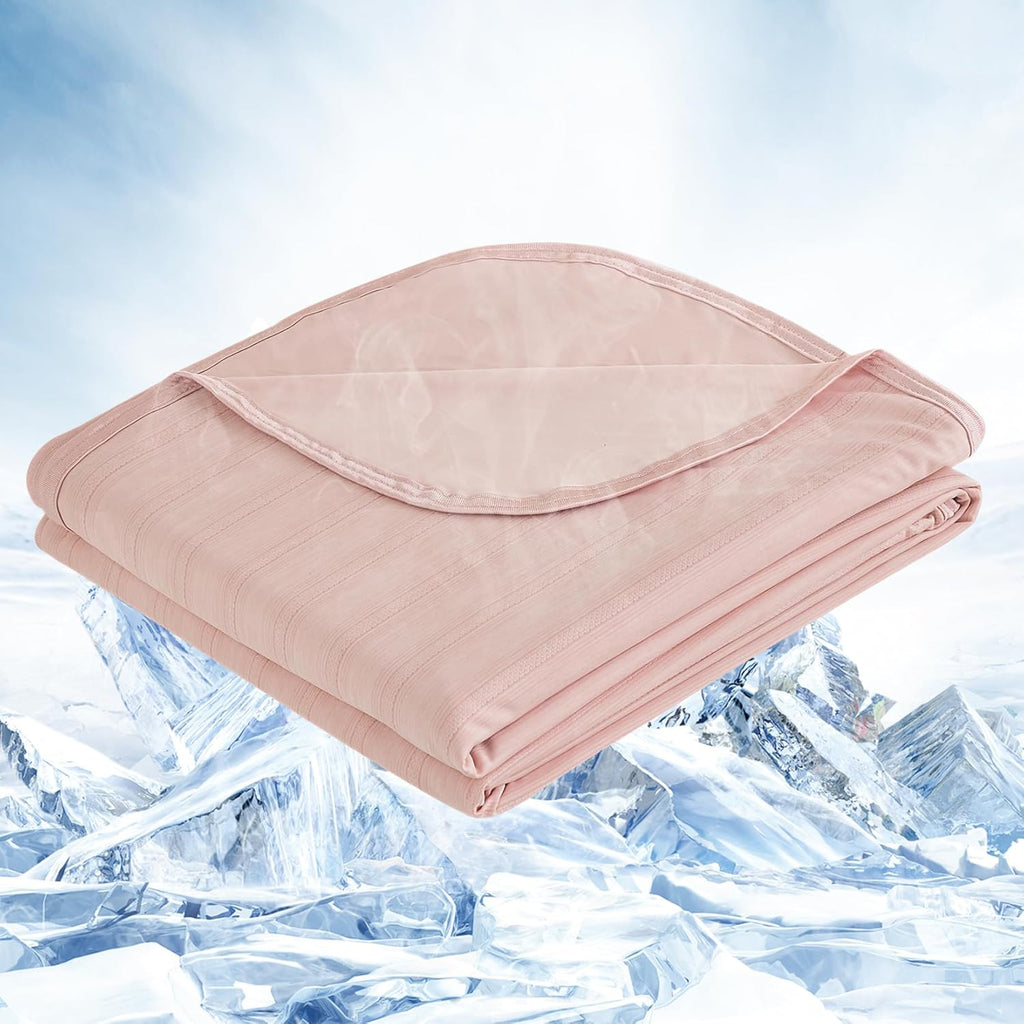 Cooling Blanket Lightweight Summer Comfort For Hot Sleepers And Night Sweats On Bed - Elesira